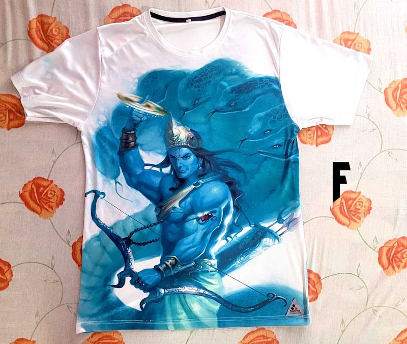 Lord Vishnu Print T-Shirt
