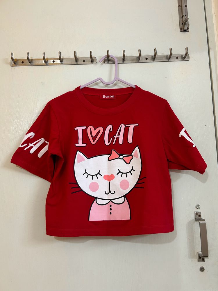 Cropped Oversized Tshirt