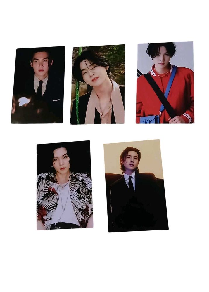 SUGA 😺 Bias Pack (Set of 5 Photocards)