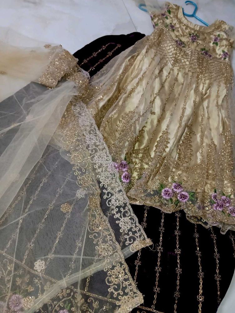 Elegant Embellished Anarkali Dress