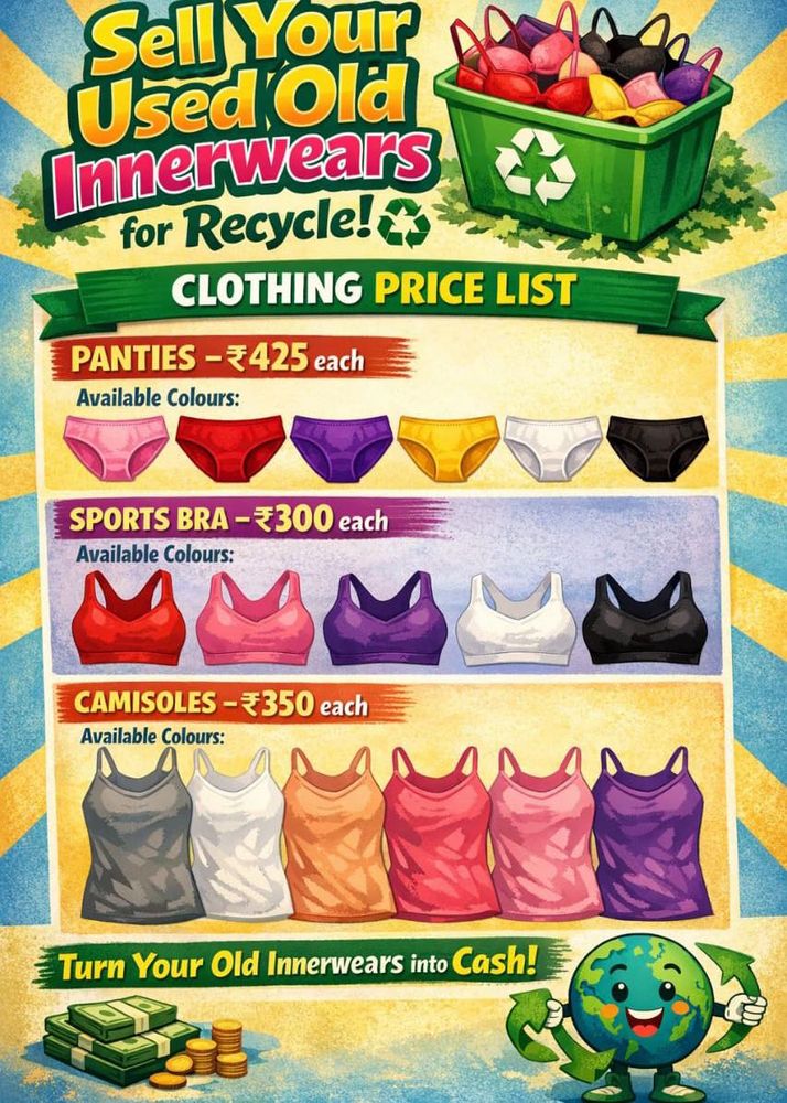 Recycle Your Old Innerwear!