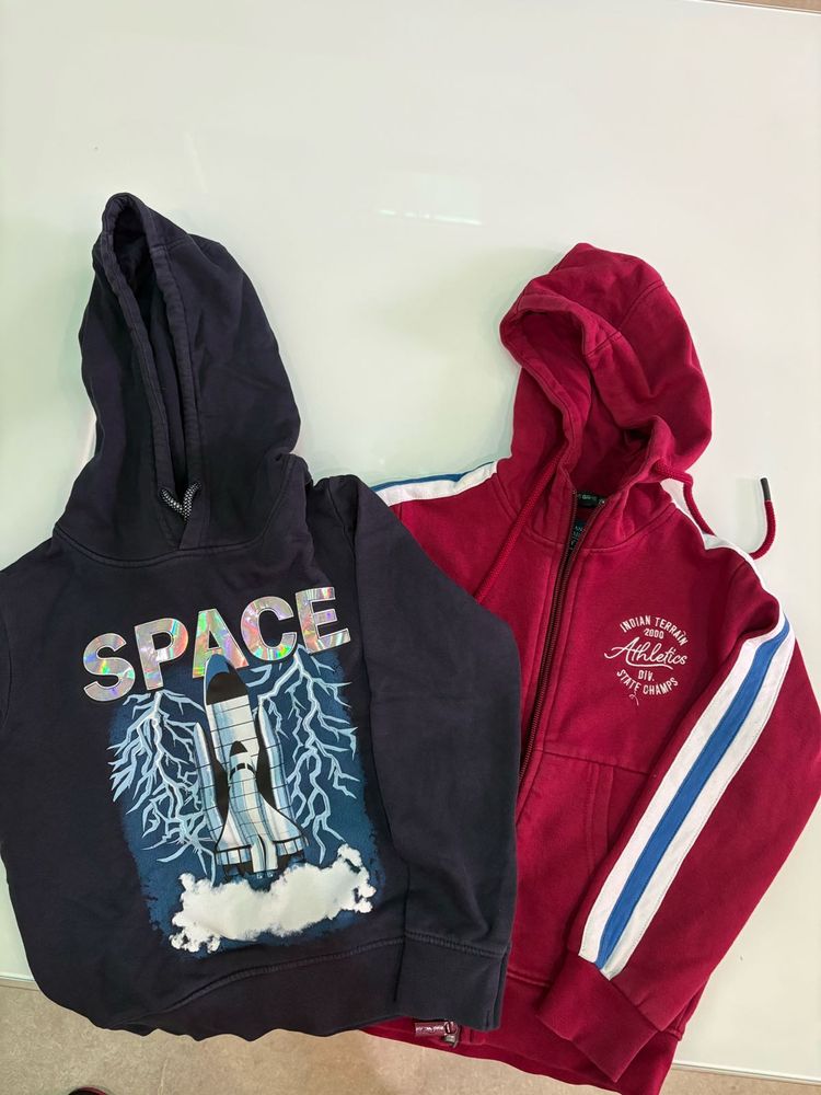 set of two hoodies
