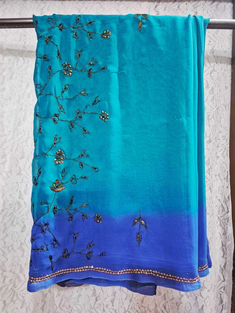 sequence saree