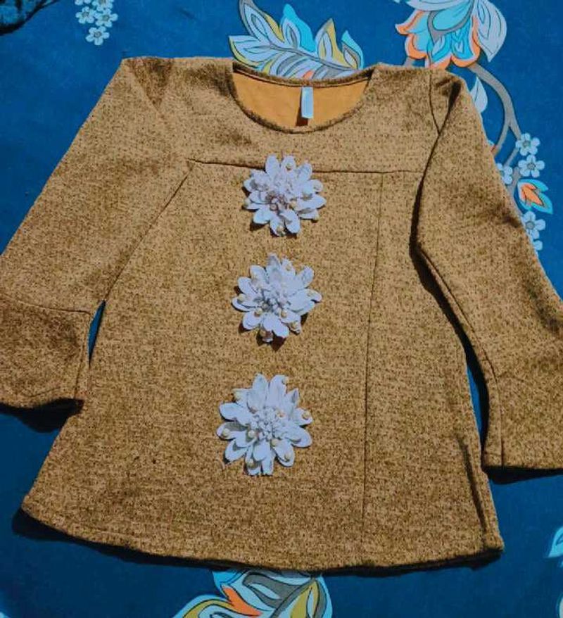 Mustard Women&#39;s Winter Sweater.