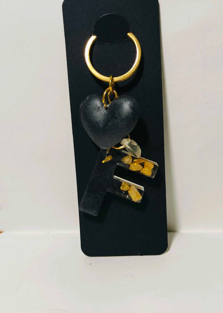 Resin Alfabet Keychains