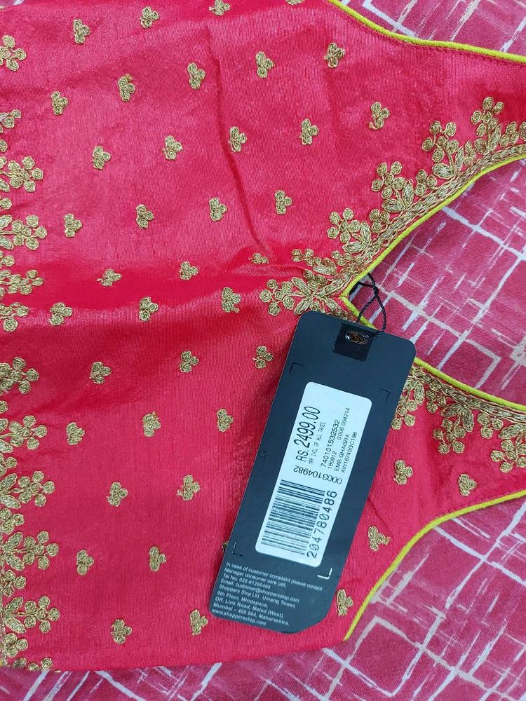 Yellow Party Wear Lehenga Top For Girls