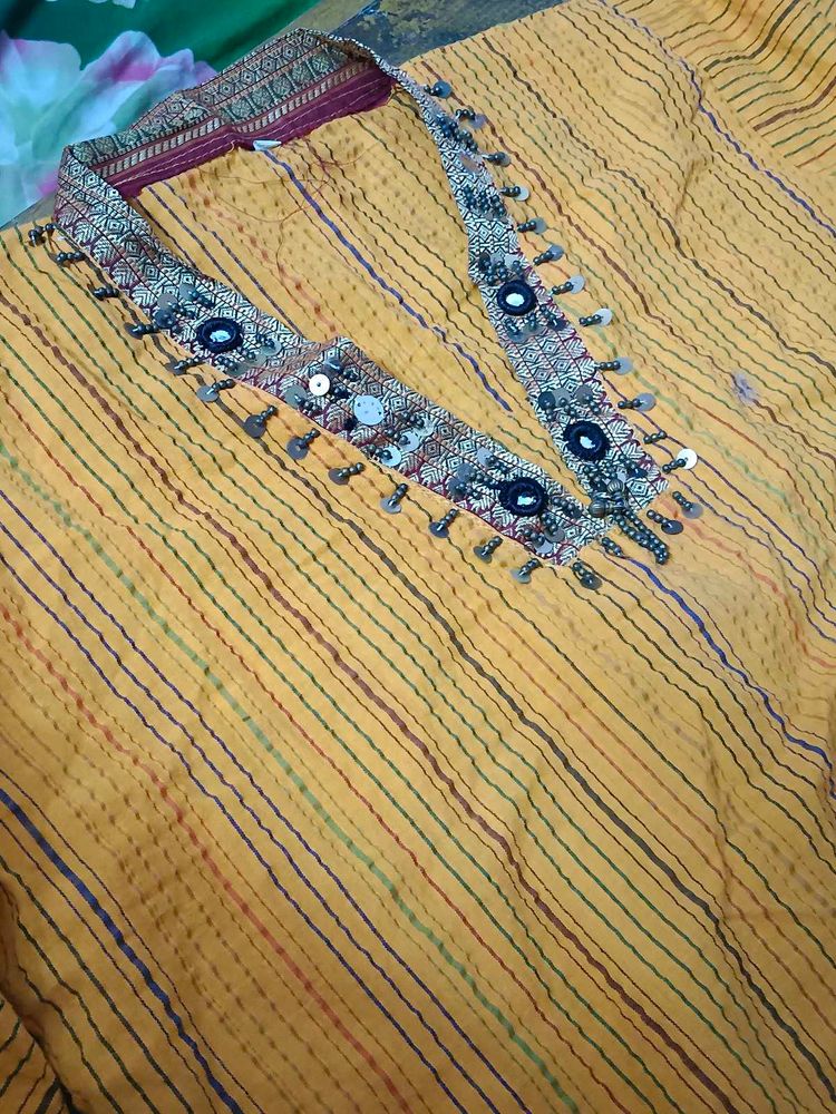 Vintage Embroidered Cotton Tunic