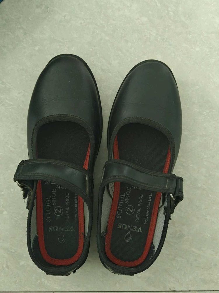 Venus Black School Shoes 👟