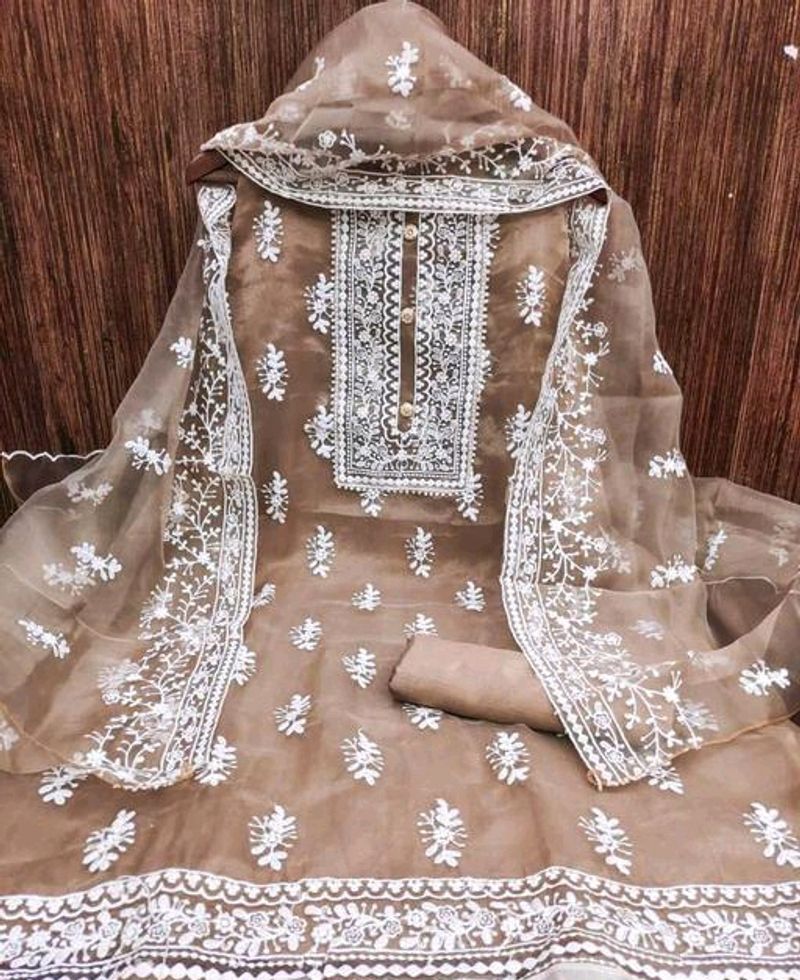 Kashmiri Design Unstitched Dress