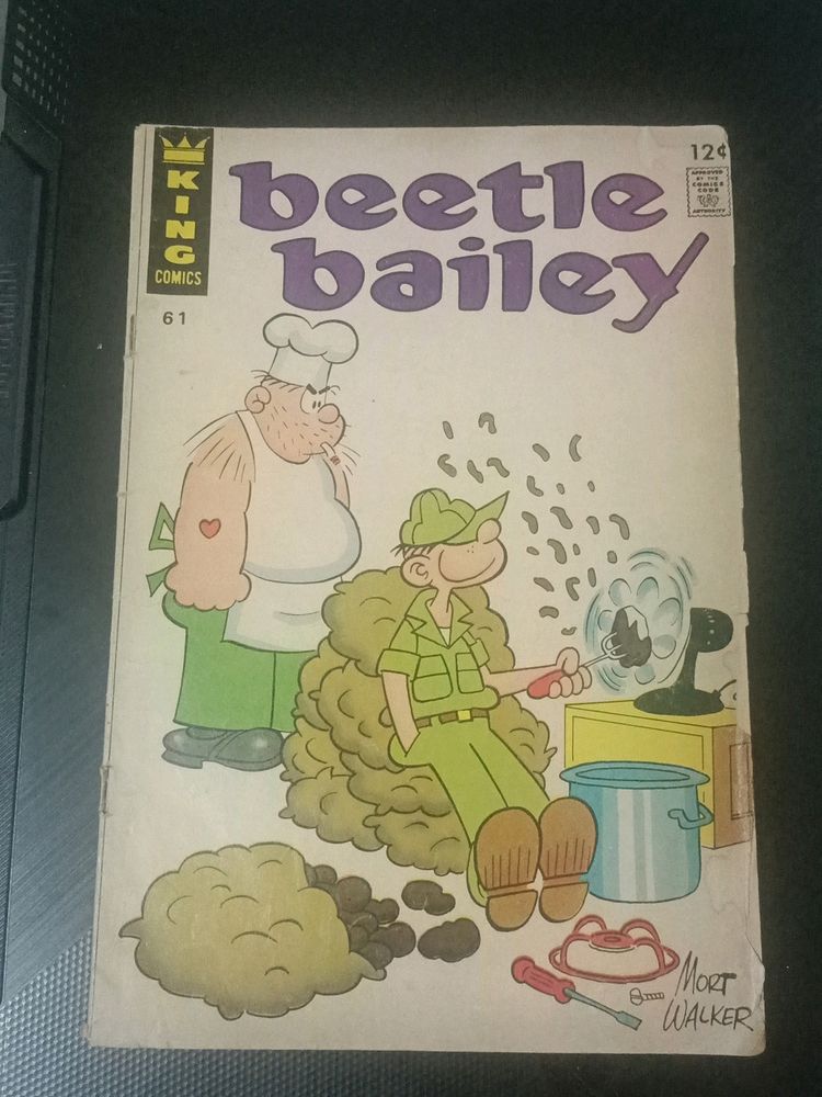 1967 Beetle Bailey #61 USA Comic
