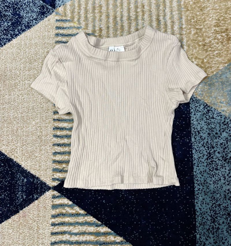 Cute Ribbed Top