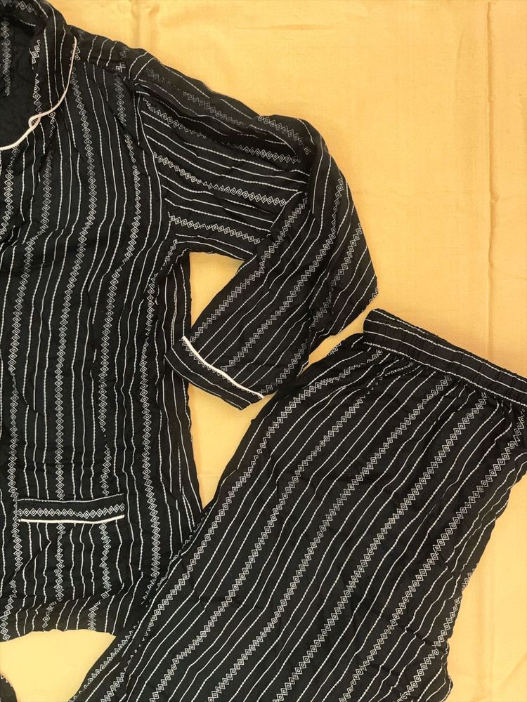 Striped Pajama Set