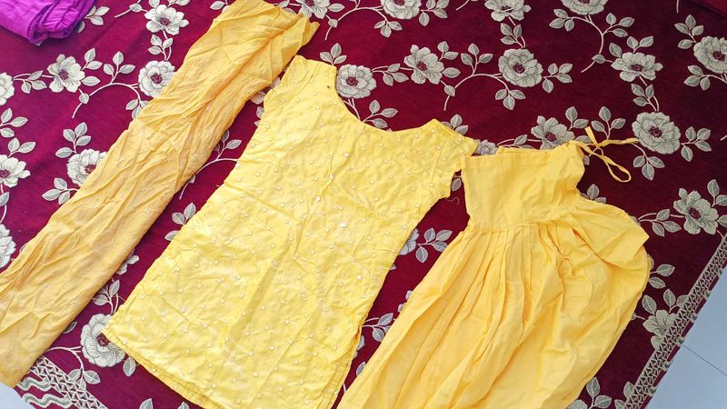 Yellow Kurta Set