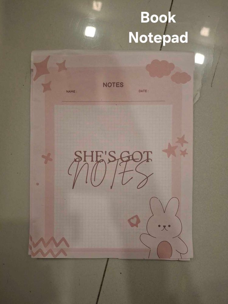 Pink Notepad for NOTES
