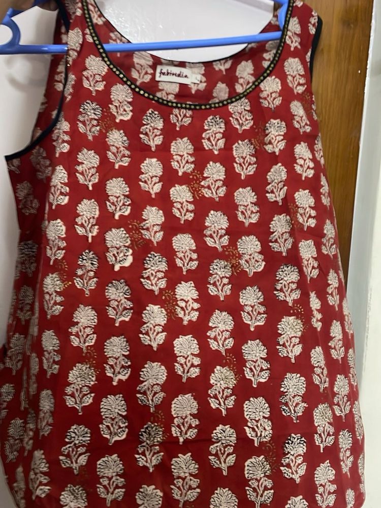 Fabindia Handblock Print Top