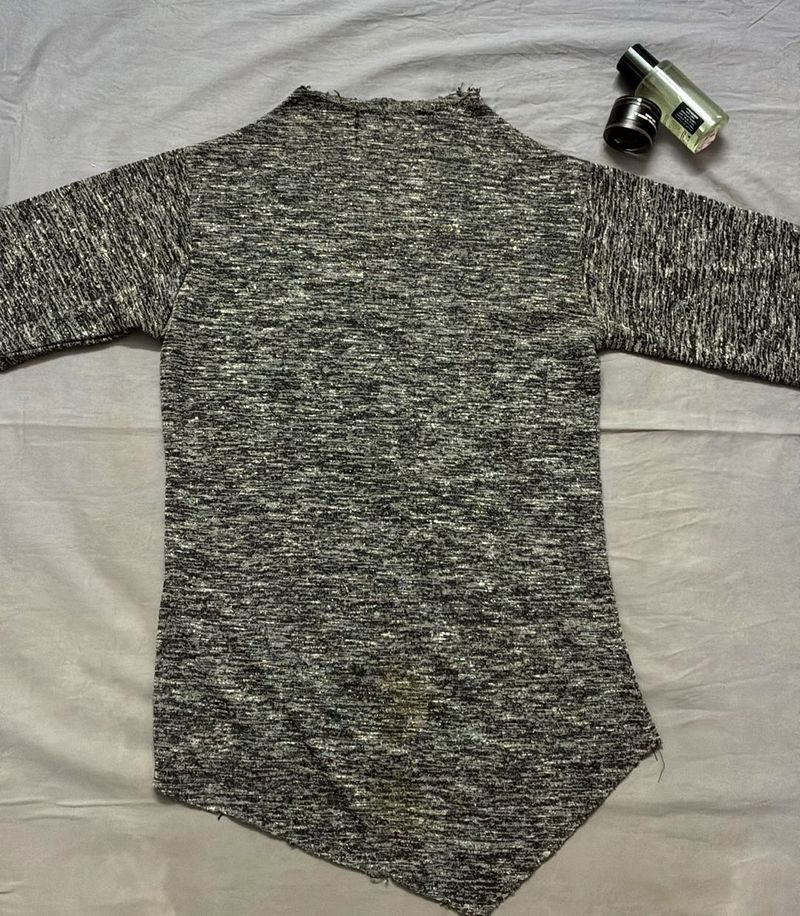 Heathered Gray Top