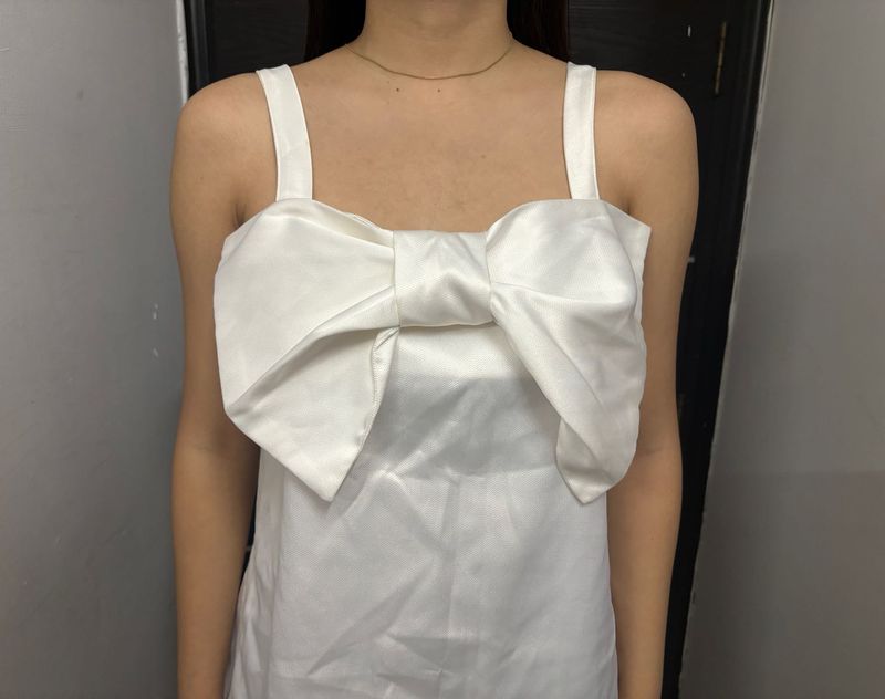 White Bow Top