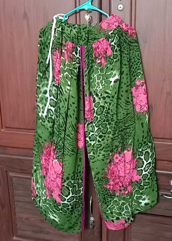 Floral Print Doti Type Pants