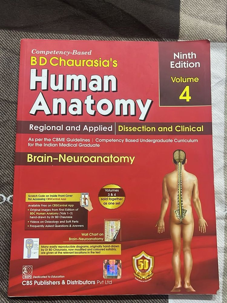 BD Chaurasia's Human Anatomy Vol. 4
