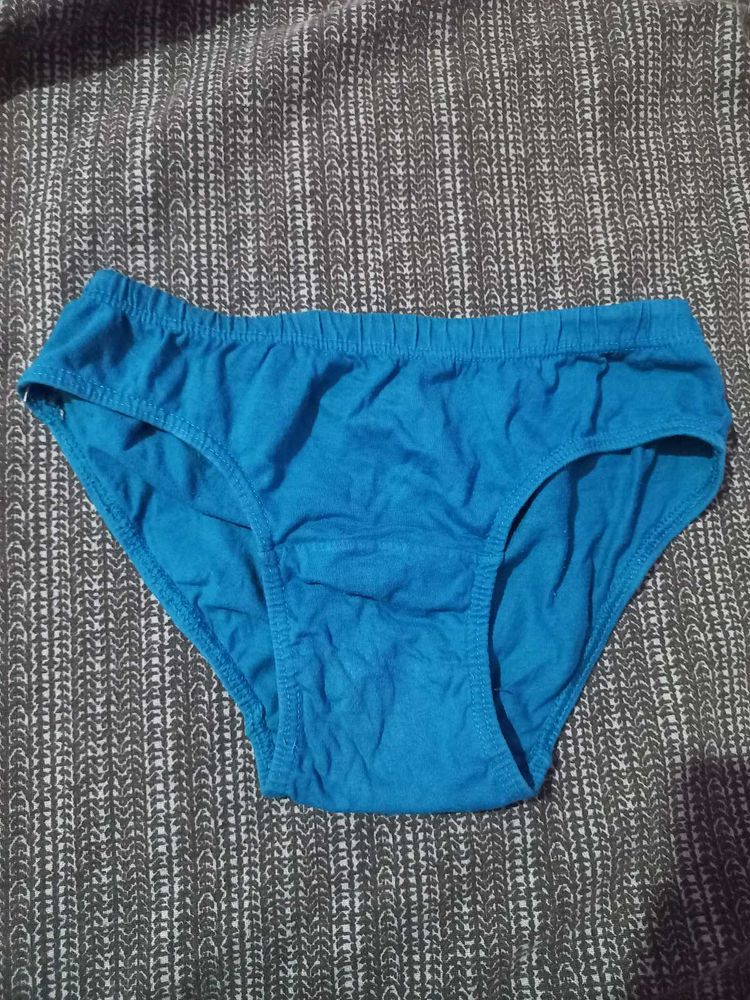 Blue Cotton Briefs