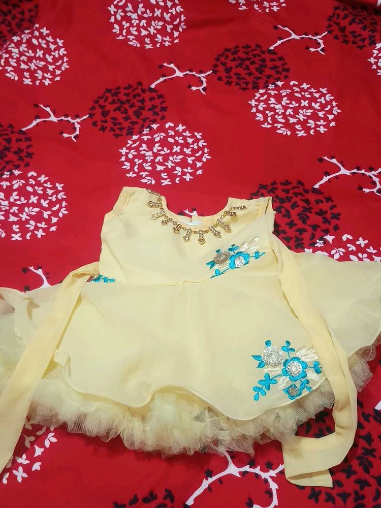 Cute Yellow Party Dress