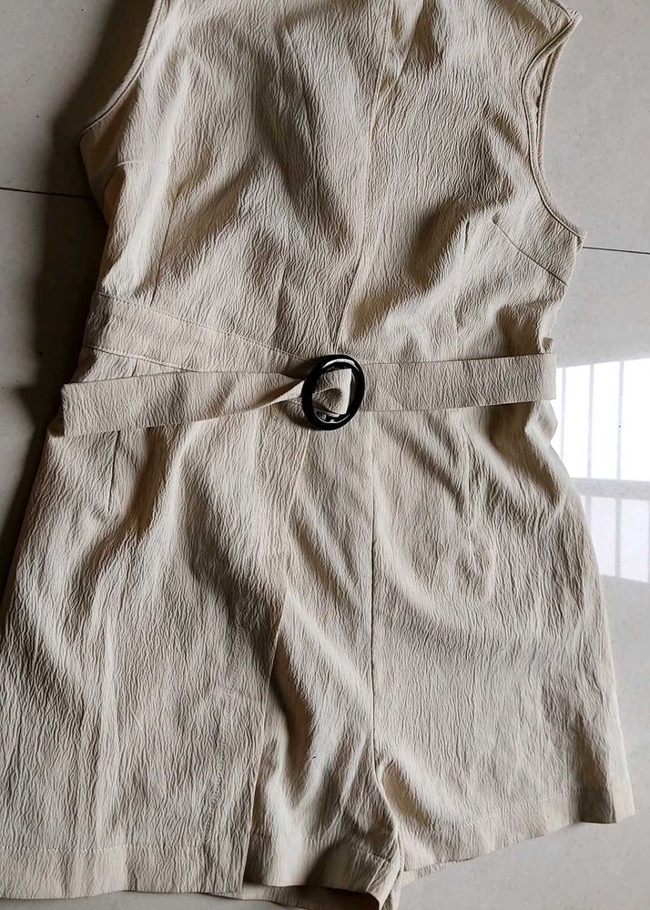 Elegant Beige Dress