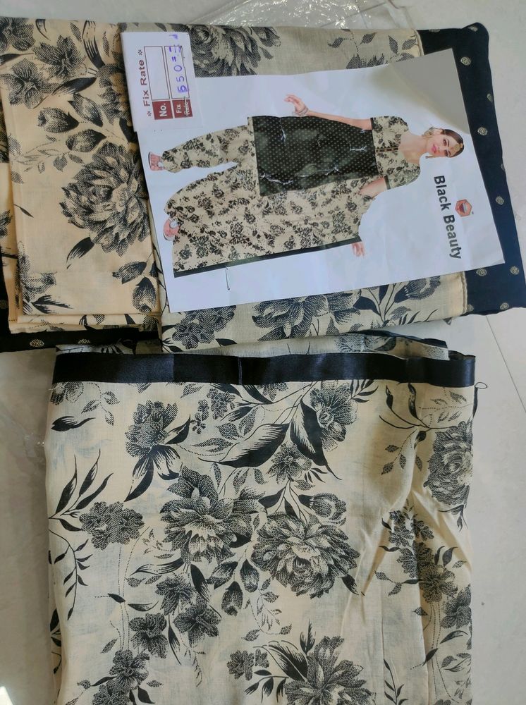 Cotton Dress Material🖤