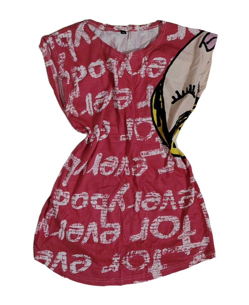 Graphic Print T-Shirt Dress