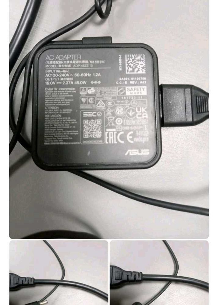 ASUS 45 WATT LAPTOP CHARGER NEW AND ORIGINAL