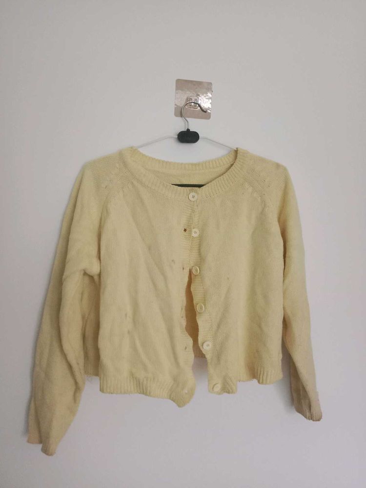 Cute Yellow Cardigan