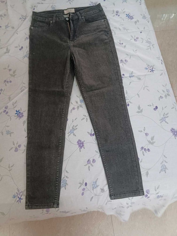 Gray Denim Jeans
