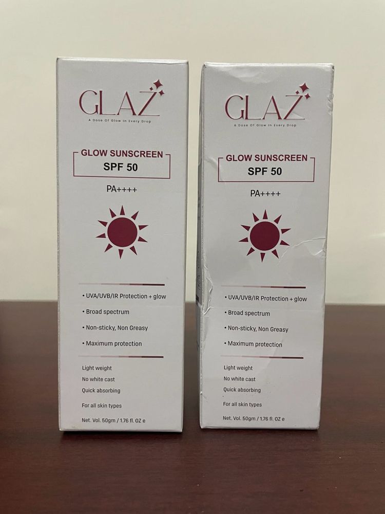 Glaz Sunscreen Combo Of 2 New