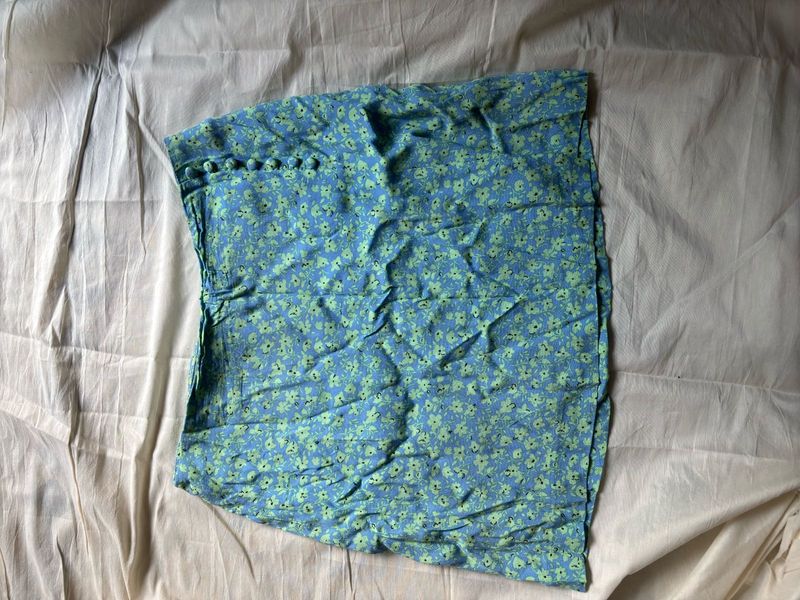 Floral Mini Skirt