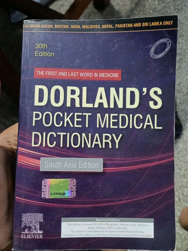 Dorlands Pocket Medical Dictionary, South Asia