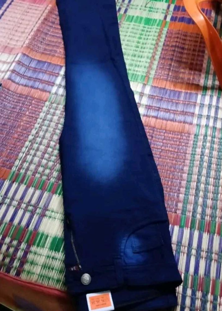 Dark Blue Denim Jeans