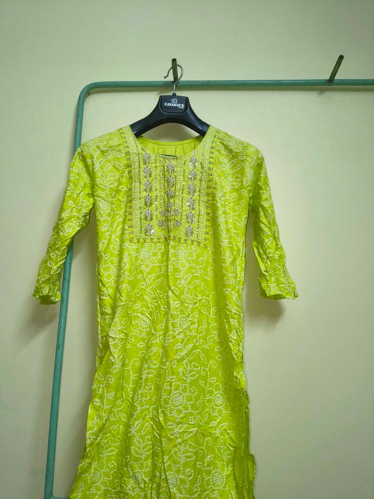 Elegant Green Kurta