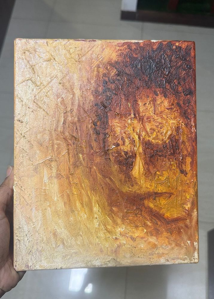 Abstract Canvas Art with wooden frame