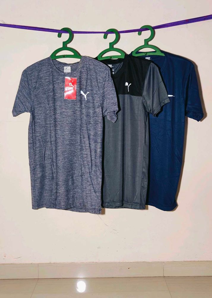 Nike And Puma T Shirt Combo