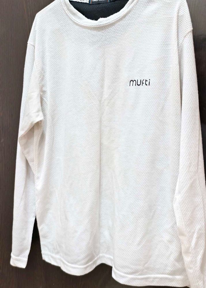 ⚪ Mufti White Long-Sleeve Tee ⚪