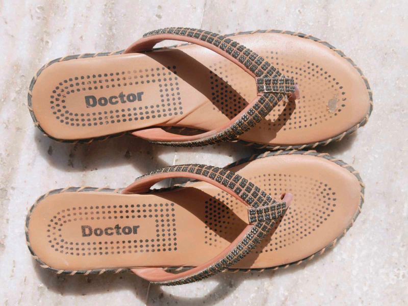 Stone Studded Comfort Flats For Women