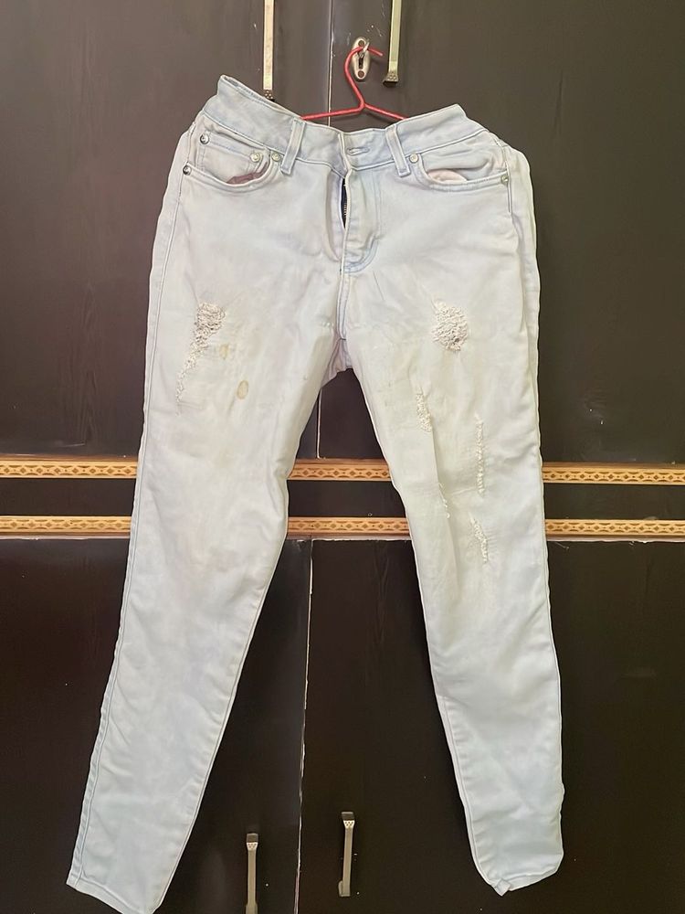 Denim Ripped Jeans