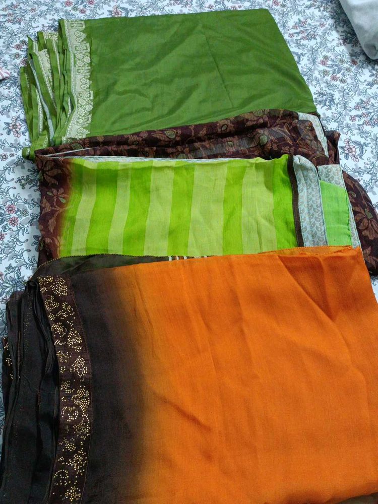 Beautiful Saree Collection 4 sarees total
