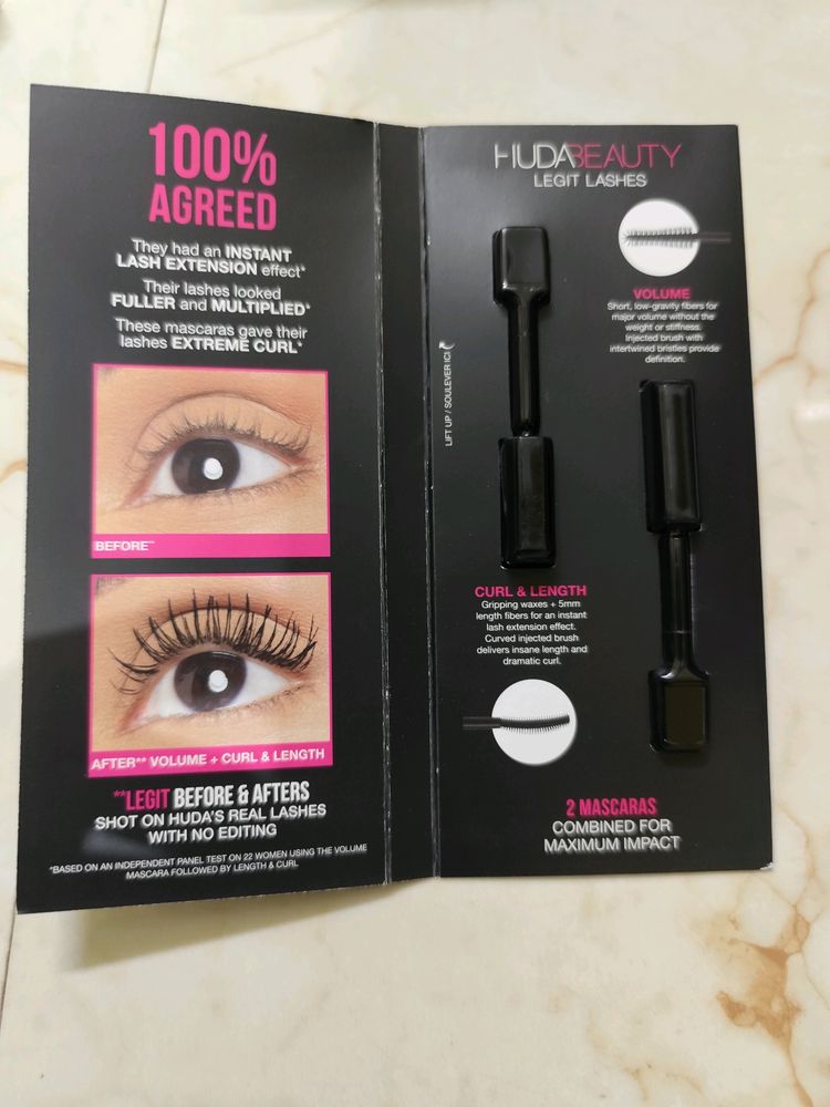 Huda Beauty Legit Lashes (2 In 1 Mascara)