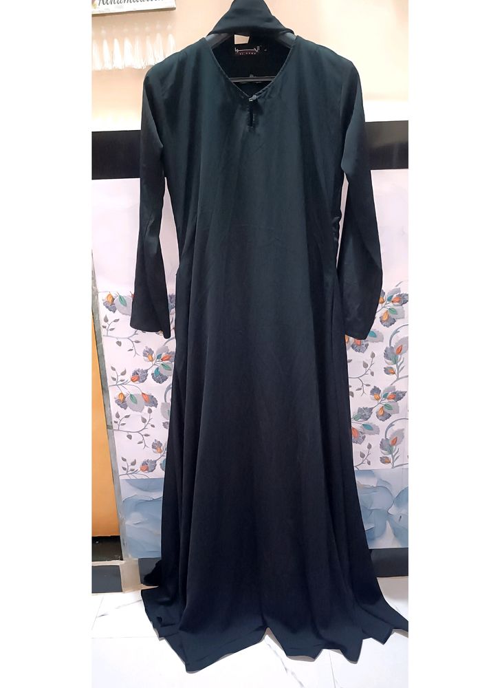 Black Burkha With Scarf