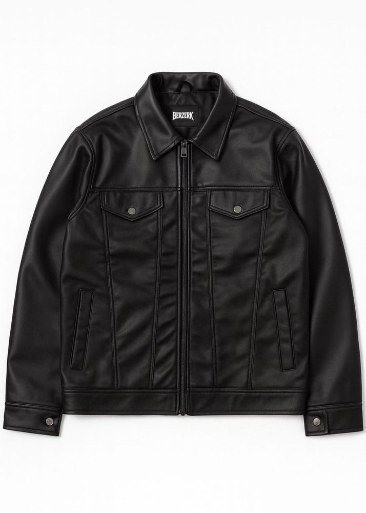 Black Faux Leather Jacket