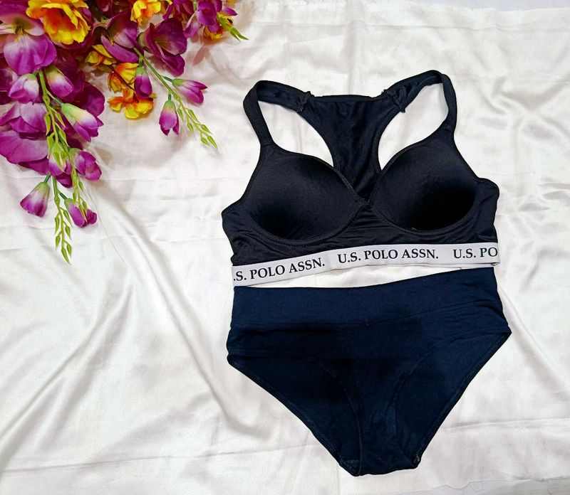 🇭🇲💫💗U.S. Polo Assn. Bra &amp; Panty Set