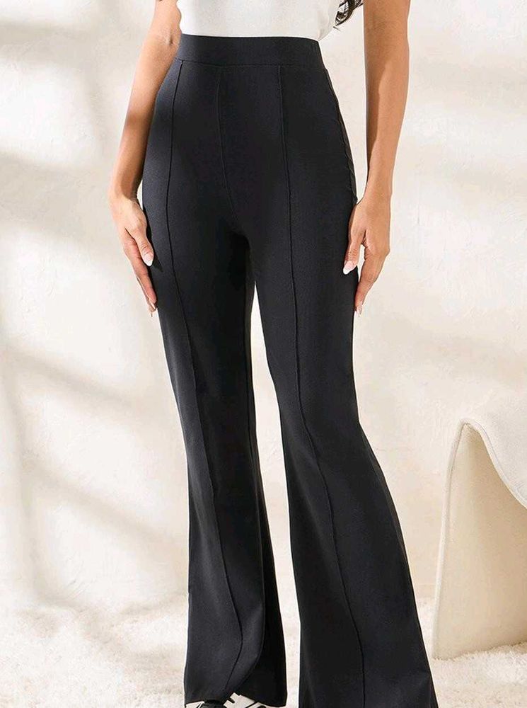 Stylish Black Flare Leg Pants