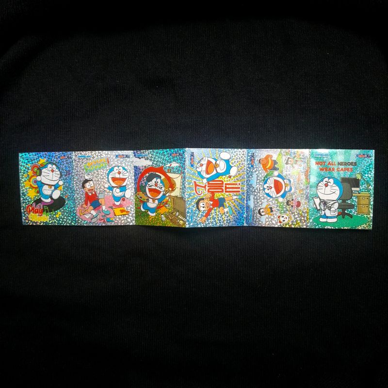 Doraemon Card Magic Cards Doremon Sticker Toy Game