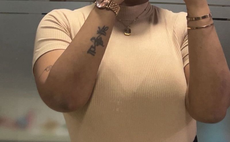 Nude Formal Top