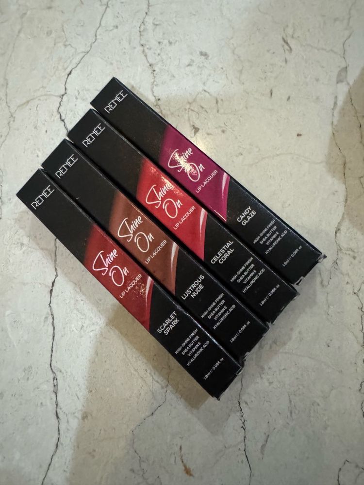 Renee Lip Lacquer 🎉Glass‑Like Shine Power Pigment